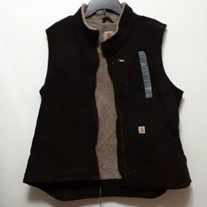 Carhartt Duck Mock Vest Sherpa Lined XL